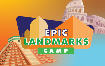 Carousel image camp logo for Epic Landmarks camp in Imagine Arts Academy